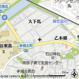 愛知県刈谷市半城土町大下馬122周辺の地図