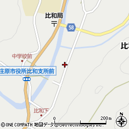 広島県庄原市比和町比和770周辺の地図