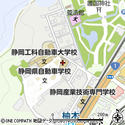 静岡県自動車学校静岡校周辺の地図