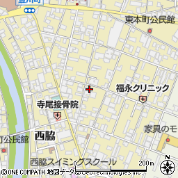 兵庫県西脇市西脇96-1周辺の地図