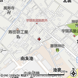 愛知県安城市宇頭茶屋町南裏32周辺の地図
