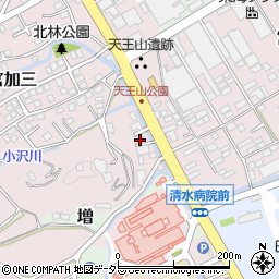 静岡県静岡市清水区宮加三781-1周辺の地図