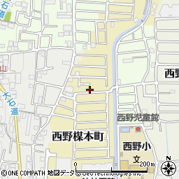 京都府京都市山科区西野楳本町55-13周辺の地図