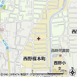 京都府京都市山科区西野楳本町55-21周辺の地図