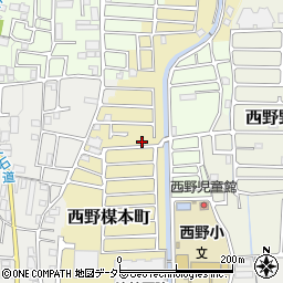 京都府京都市山科区西野楳本町55-8周辺の地図