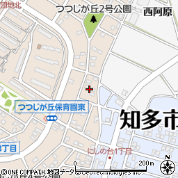 愛知県知多市つつじが丘2丁目5周辺の地図