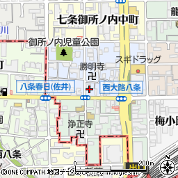 京都府京都市下京区七条御所ノ内本町53周辺の地図