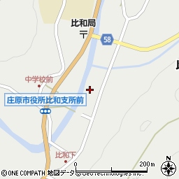 広島県庄原市比和町比和774周辺の地図
