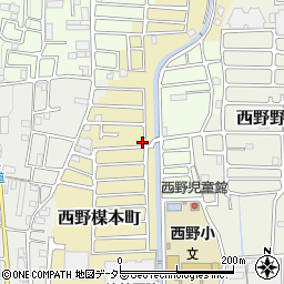 京都府京都市山科区西野楳本町55-25周辺の地図