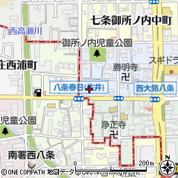 京都府京都市下京区七条御所ノ内本町42周辺の地図