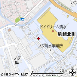 静岡県静岡市清水区駒越北町8-52周辺の地図