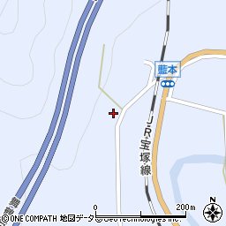 兵庫県三田市藍本710周辺の地図