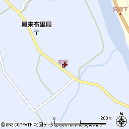 愛知県新城市布里（下神田）周辺の地図