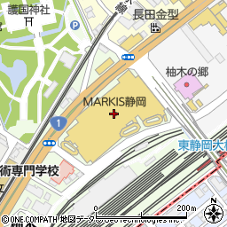 ＺＡＲＡ　ＭＡＲＫ　ＩＳ静岡店周辺の地図