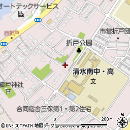 静岡県静岡市清水区折戸3丁目1周辺の地図