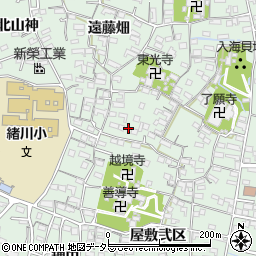 愛知県知多郡東浦町緒川屋敷壱区134周辺の地図