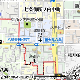京都府京都市下京区七条御所ノ内本町55-2周辺の地図
