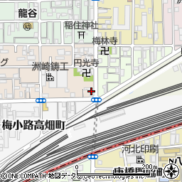 京都府京都市下京区梅小路西中町106-3周辺の地図