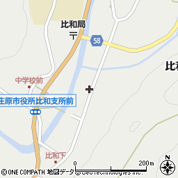広島県庄原市比和町比和771周辺の地図