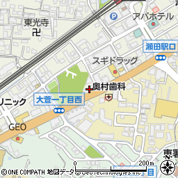 やきとり大吉 瀬田店周辺の地図