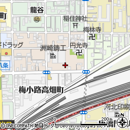 京都府京都市下京区梅小路西中町94周辺の地図