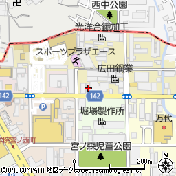 京都府京都市南区吉祥院向田東町3周辺の地図
