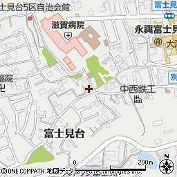 滋賀県大津市富士見台26-7周辺の地図
