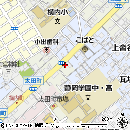 美洗館　太田町店周辺の地図