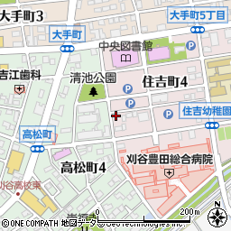 愛知県刈谷市住吉町4丁目30周辺の地図
