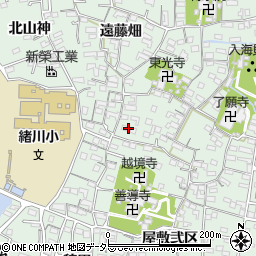 愛知県知多郡東浦町緒川屋敷壱区133周辺の地図