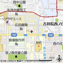 トヨタレンタリース京都西八条店周辺の地図