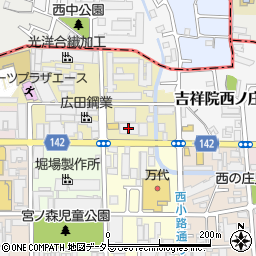 トヨタレンタリース京都西八条店周辺の地図