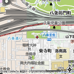京都府京都市南区八条町509周辺の地図