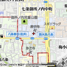 京都府京都市下京区七条御所ノ内本町54周辺の地図