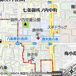 京都府京都市下京区七条御所ノ内本町55周辺の地図