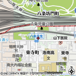 京都府京都市南区八条町510周辺の地図