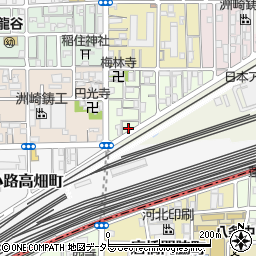 京都府京都市下京区梅小路東中町61周辺の地図