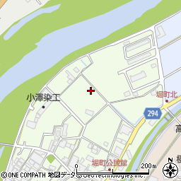 兵庫県西脇市堀町周辺の地図