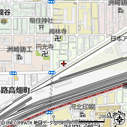 京都府京都市下京区梅小路東中町62周辺の地図