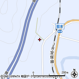 兵庫県三田市藍本709周辺の地図