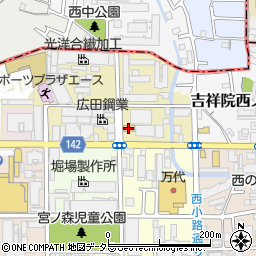 セブンイレブン京都吉祥院向田東町店周辺の地図
