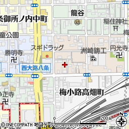 京都府京都市下京区梅小路西中町37-4周辺の地図