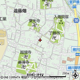 愛知県知多郡東浦町緒川屋敷壱区119周辺の地図