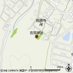吉見神社周辺の地図
