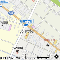 すき家３６５号四日市野田店周辺の地図