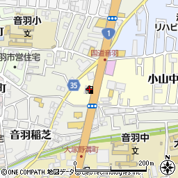 ＥＮＥＯＳ京都東インターチェンジＳＳ周辺の地図