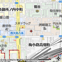 京都府京都市下京区梅小路西中町37-5周辺の地図