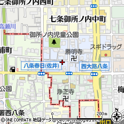 京都府京都市下京区七条御所ノ内本町48周辺の地図