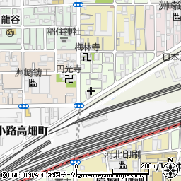 京都府京都市下京区梅小路東中町54周辺の地図
