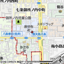 京都府京都市下京区七条御所ノ内本町63周辺の地図